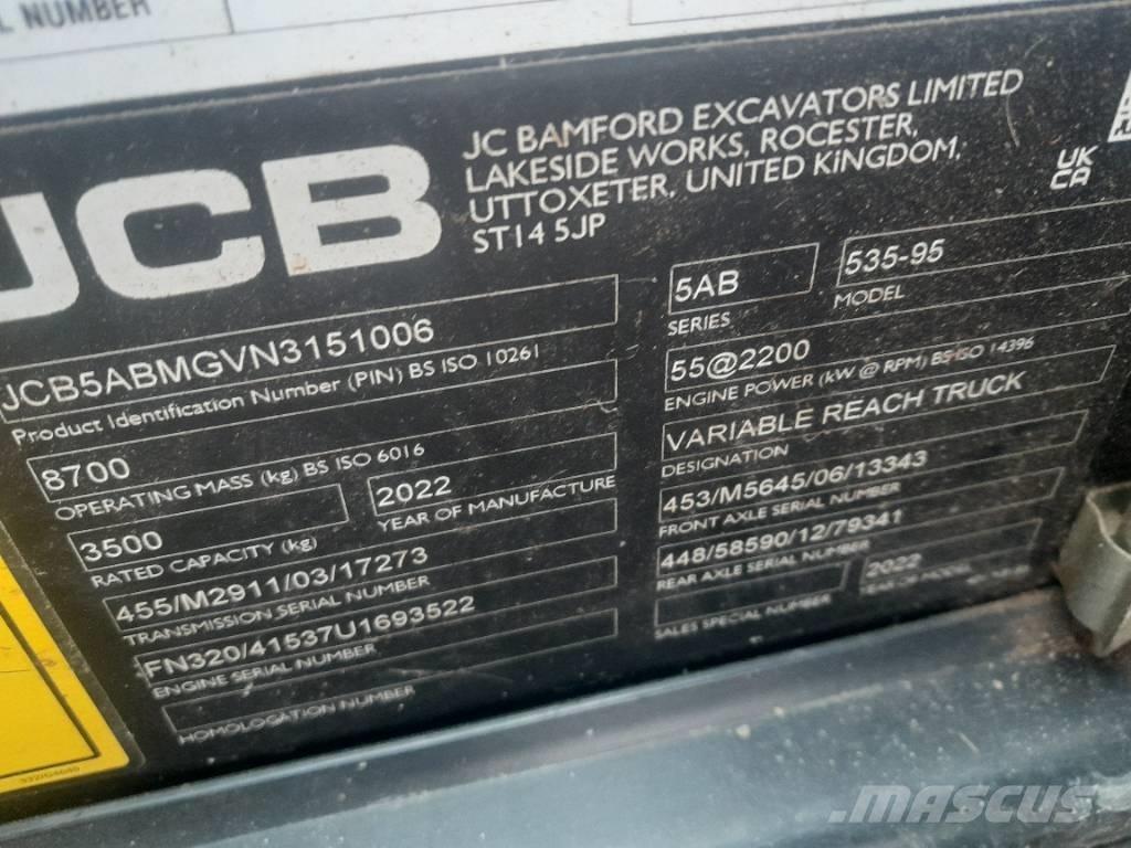 JCB 535-95 Lauksaimniecības pacēlāji