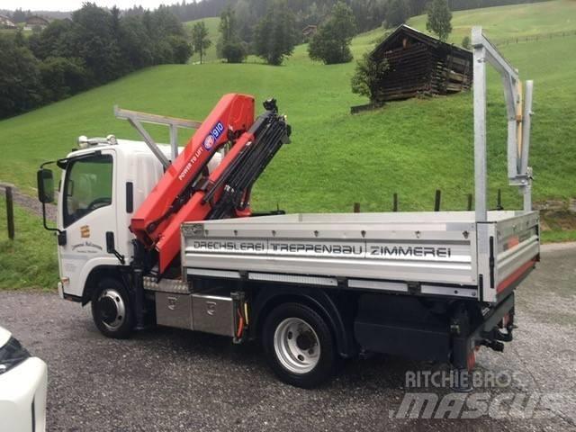 Isuzu N2 mit HMF 910 Smagās mašīnas ar celtni