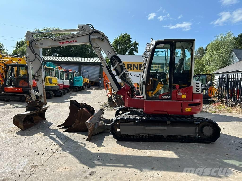 Takeuchi TB 280 FR Vidēja lieluma ekskavatori 7 t - 12 t