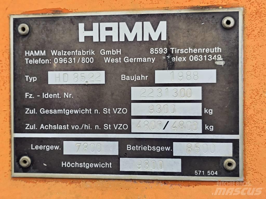Hamm HD 8522 Divvalču grunts veltņi