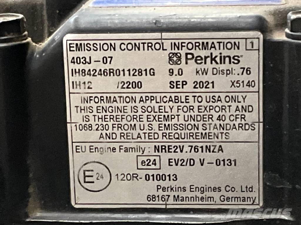 JCB 8008 Mini ekskavatori < 7 t