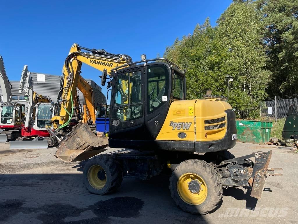 Yanmar B 95 W Ekskavatori uz riteņiem