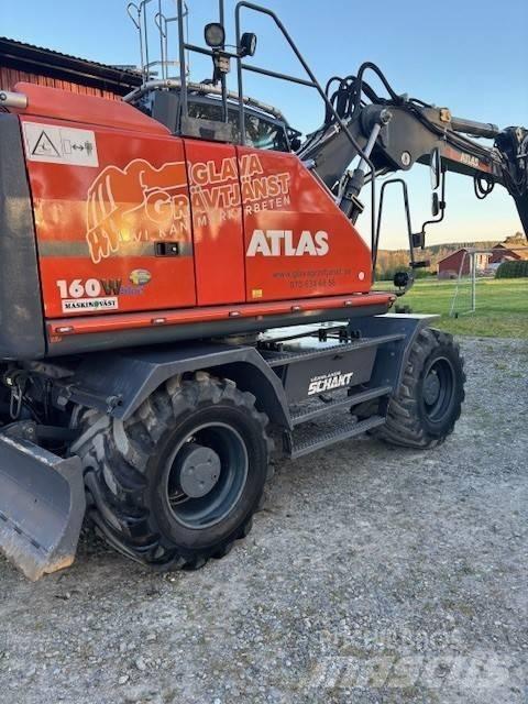 Atlas 160 W Ekskavatori uz riteņiem