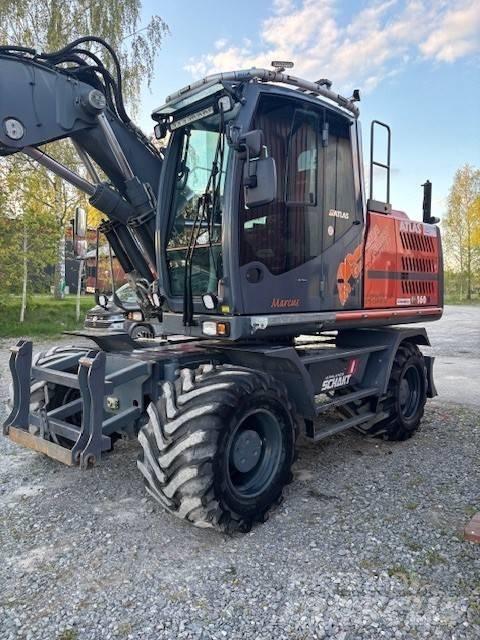 Atlas 160 W Ekskavatori uz riteņiem