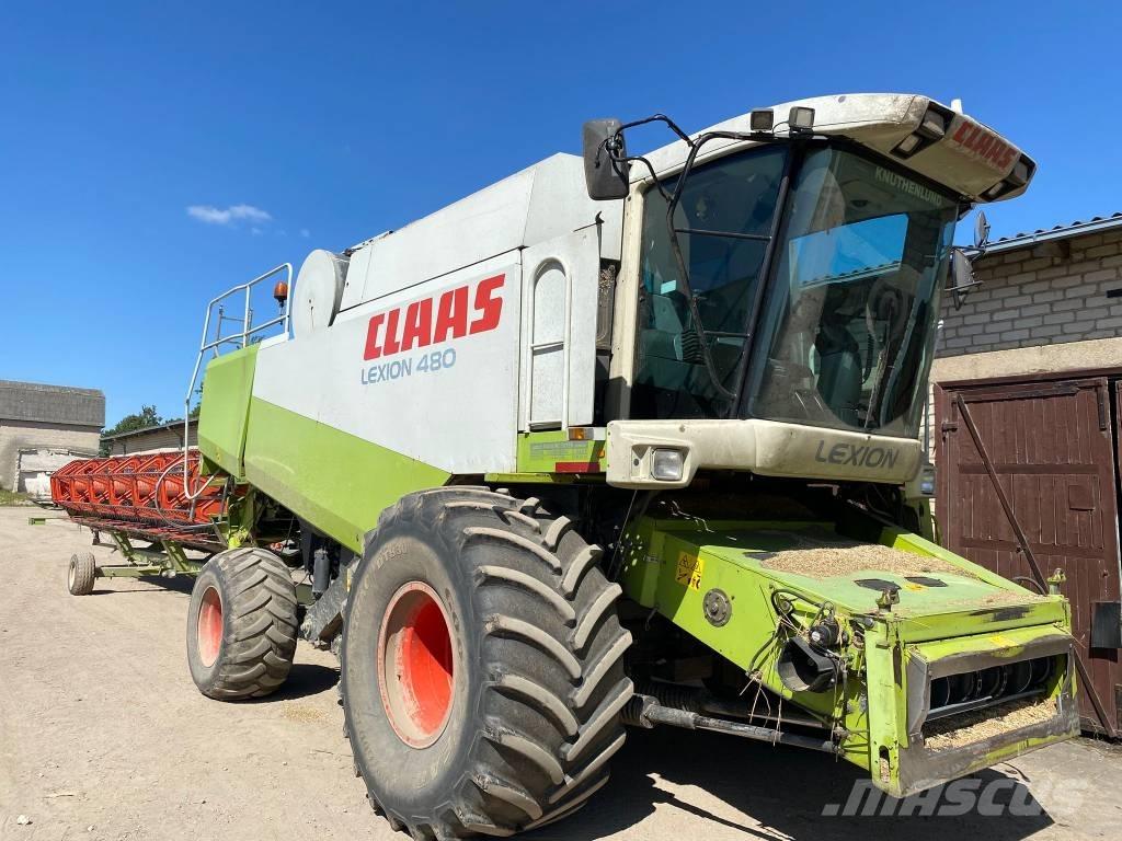 CLAAS Lexion 480 Ražas novākšanas kombaini