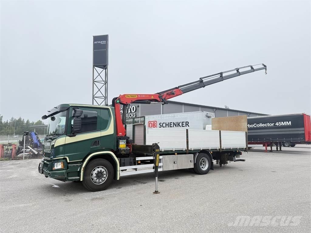 Scania P320 4x2 Smagās mašīnas ar celtni
