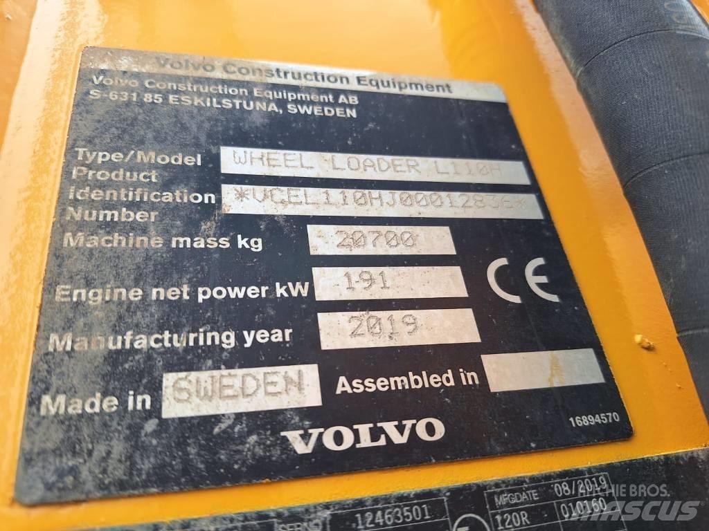 Volvo L110H VAAKA, YM Iekrāvēji uz riteņiem