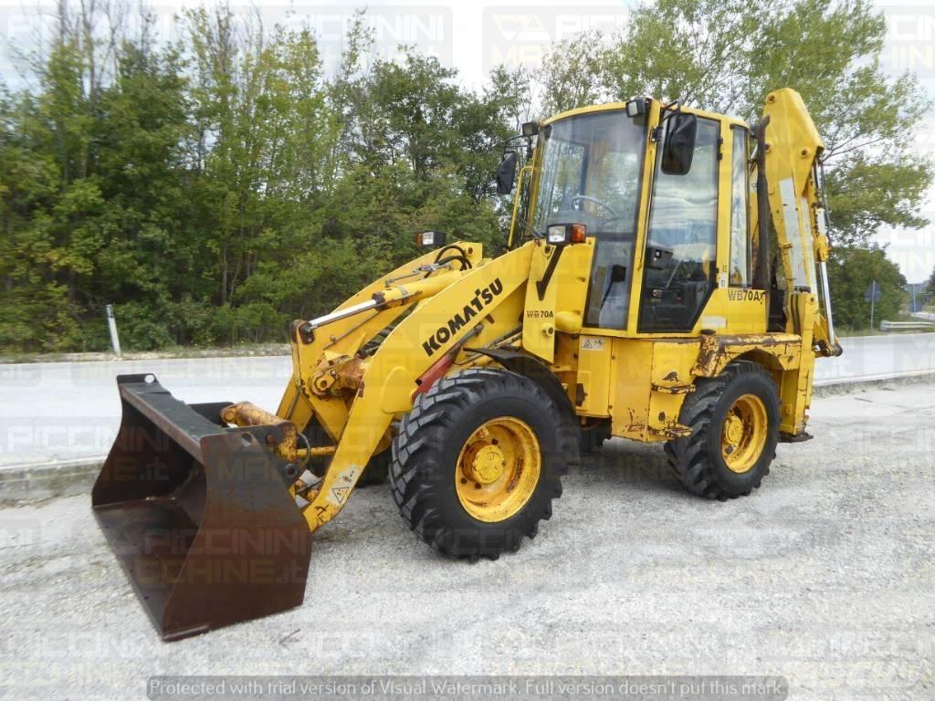 Komatsu WB70A Ekskavatori-iekrāvēji