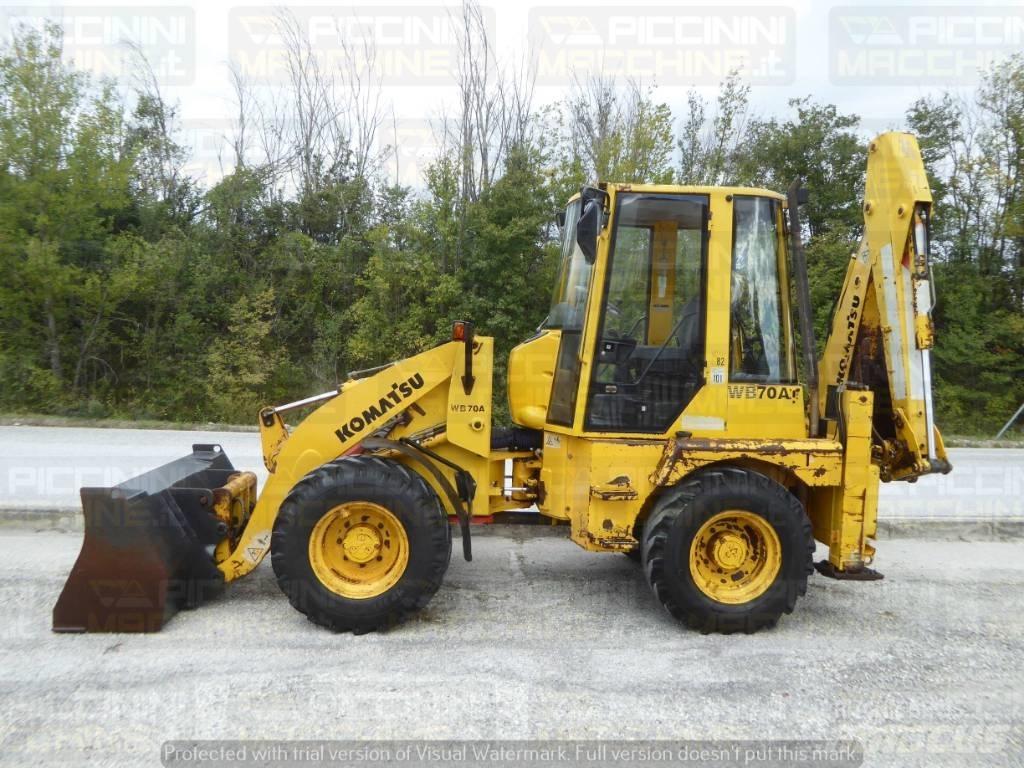Komatsu WB70A Ekskavatori-iekrāvēji