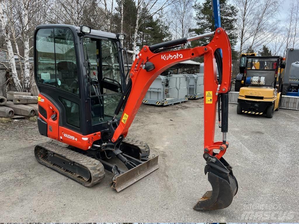 Kubota KX -019-4 Mini ekskavatori < 7 t