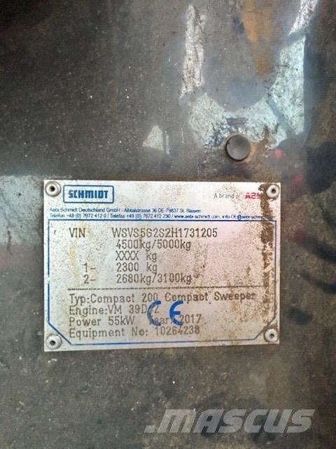Schmidt Compact 200 Ielu tīrīšanas mašīnas