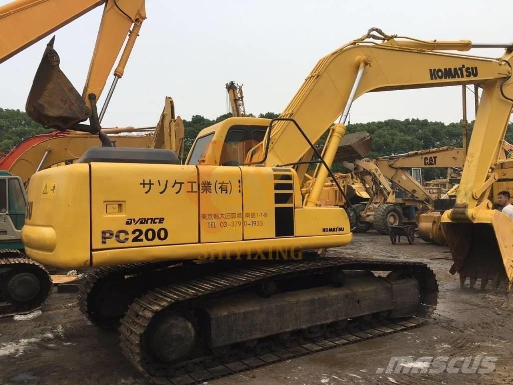 Komatsu PC 200-6 Kāpurķēžu ekskavatori