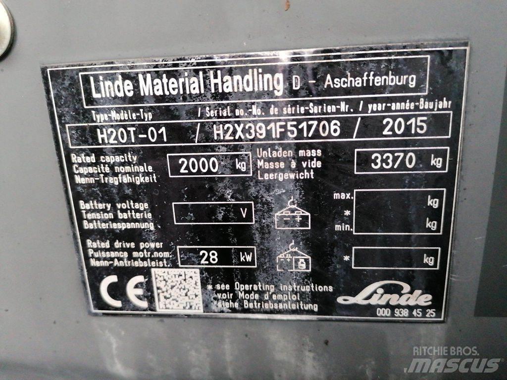 Linde H20T-01 LPG tehnika