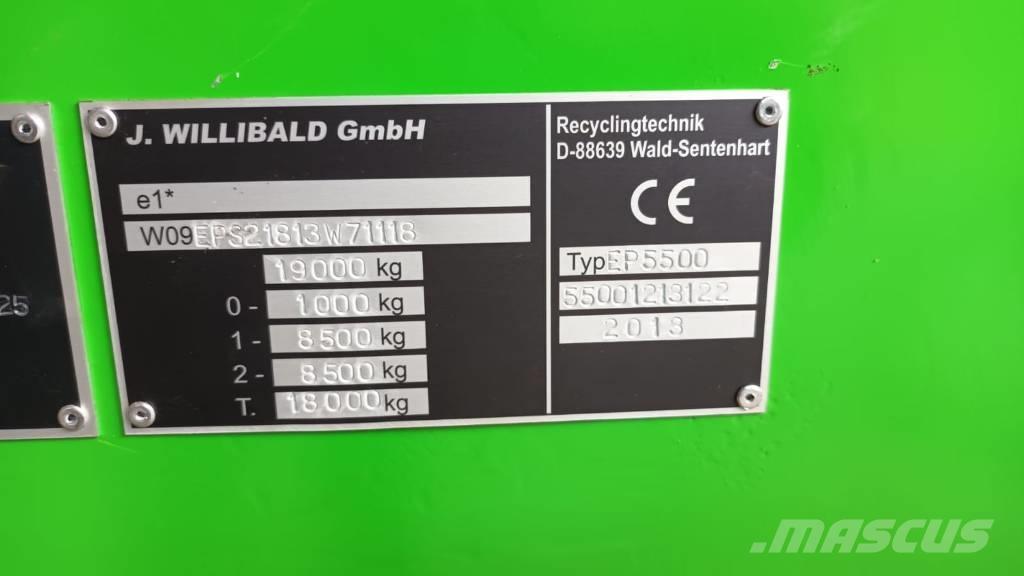Willibald EP 5500 Mežizstrādes mulčeri