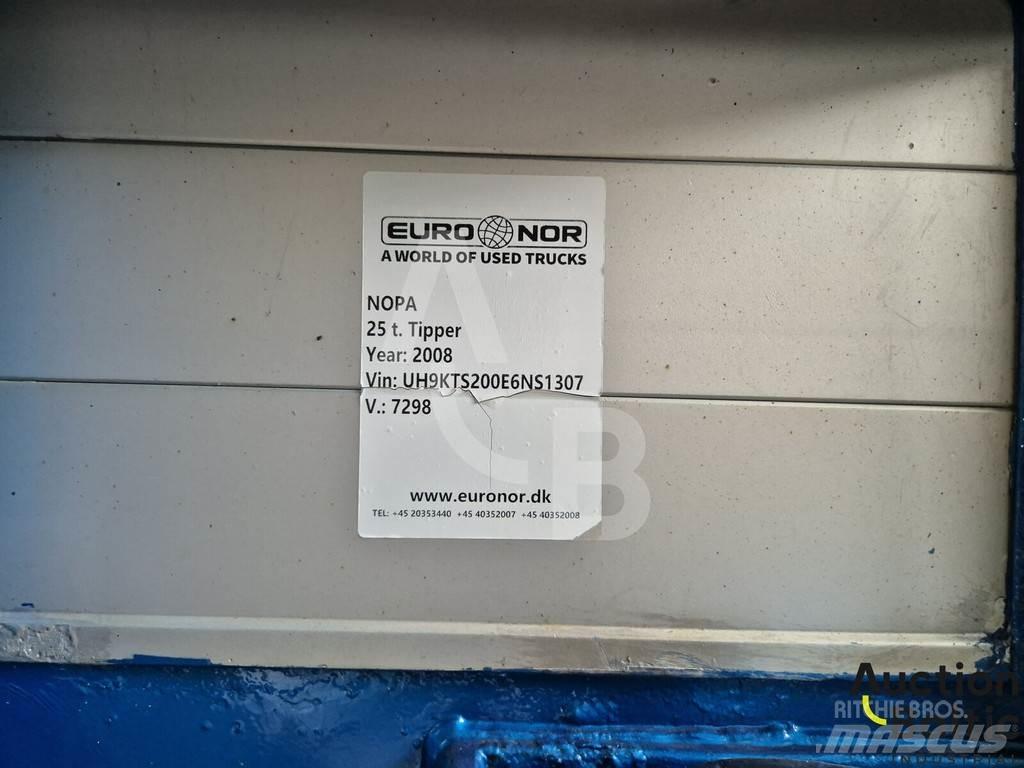 Nopa 25t. Tipper Tents puspiekabes