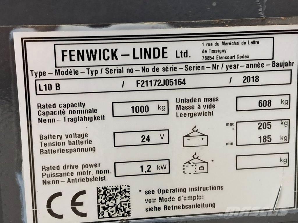 Linde L10B Krautnētāji