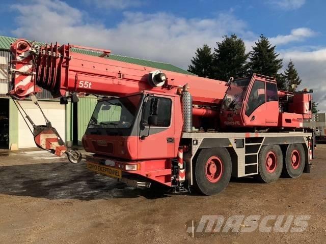 Grove GMK 3055 Celtņi nelīdzenām virsmām