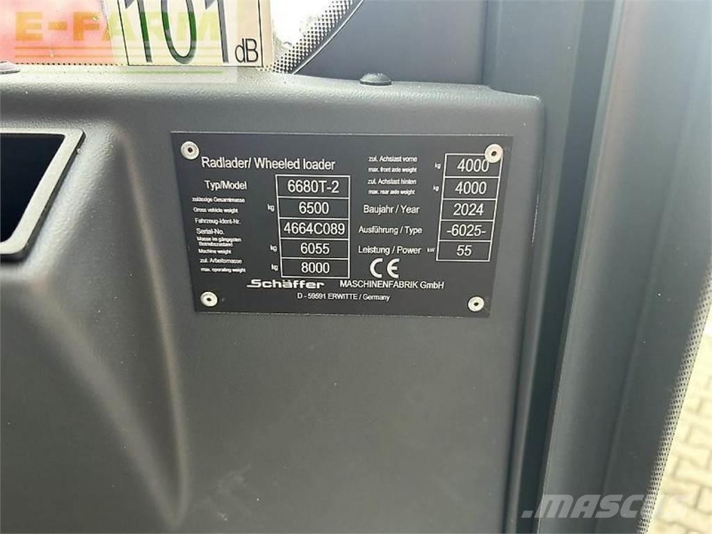 Schäffer 6680 t-2 Lauksaimniecības pacēlāji
