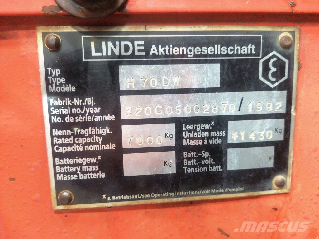 Linde H70DW Tehnika ar dīzeļa dzinēju