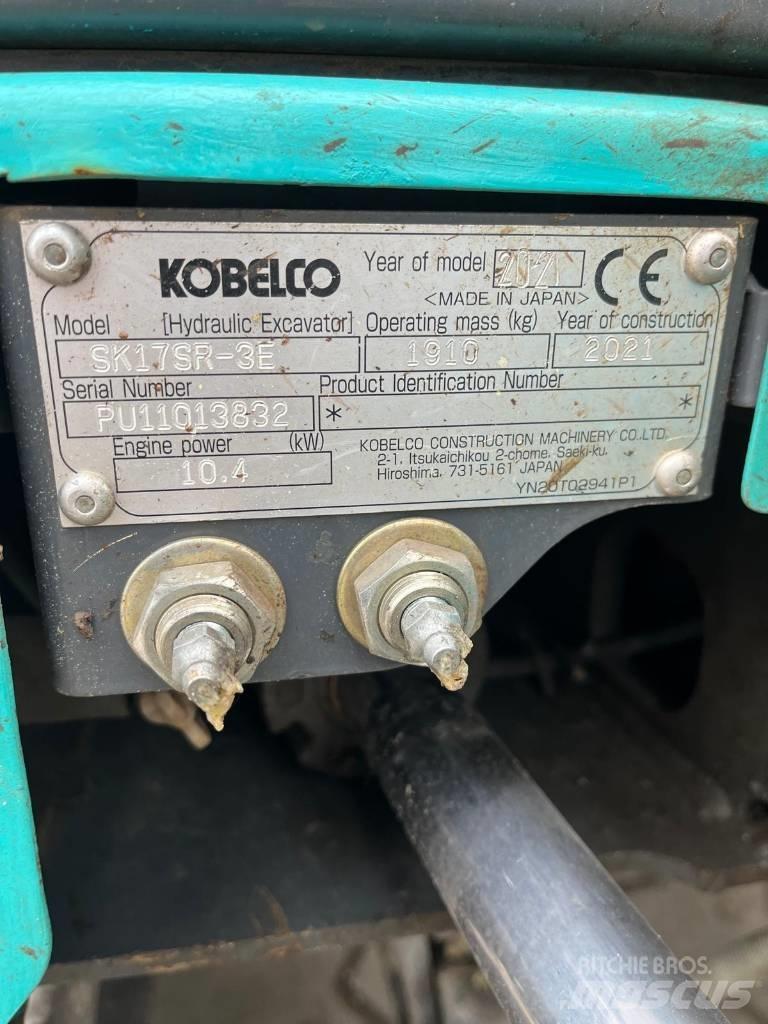 Kobelco SK 17 SR-3E Mini ekskavatori < 7 t