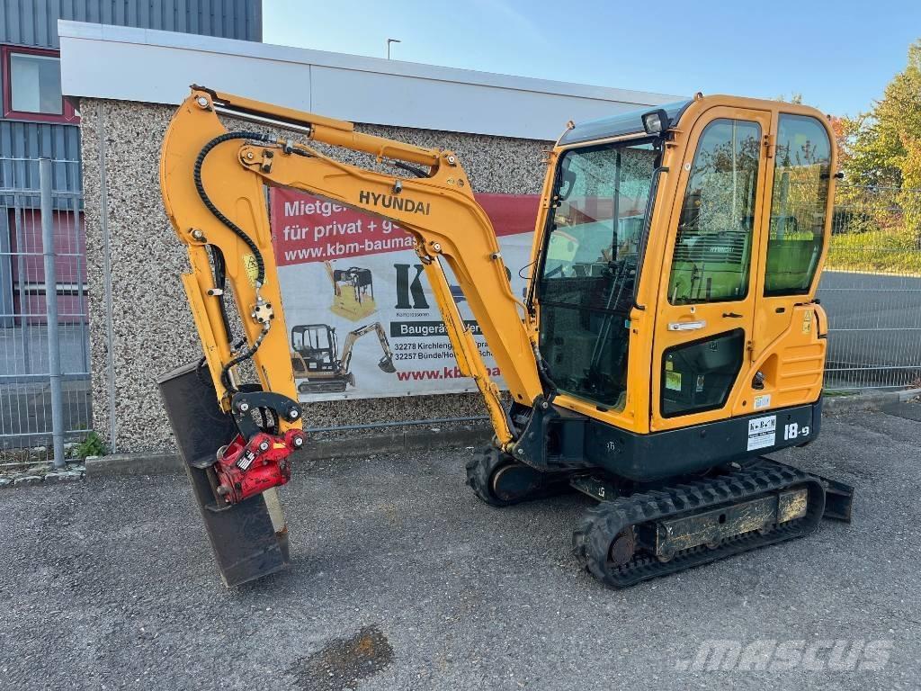 Hyundai R18-9 Mini ekskavatori < 7 t
