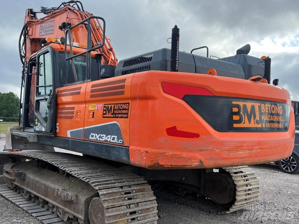 Doosan DX 340 LC-5 Kāpurķēžu ekskavatori