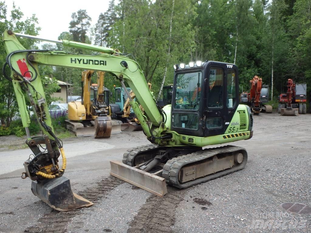 Hyundai Robex 55-3 Mini ekskavatori < 7 t