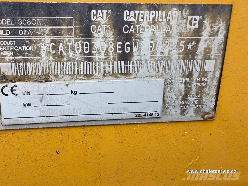 CAT 308 CR Vidēja lieluma ekskavatori 7 t - 12 t