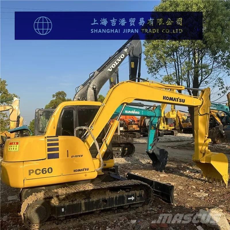 Komatsu PC 60-7 Kāpurķēžu ekskavatori