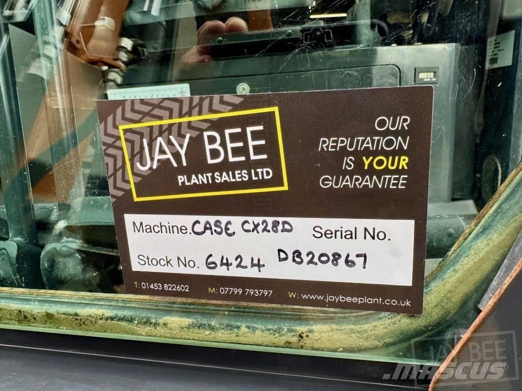 CASE CX28D Mini ekskavatori < 7 t