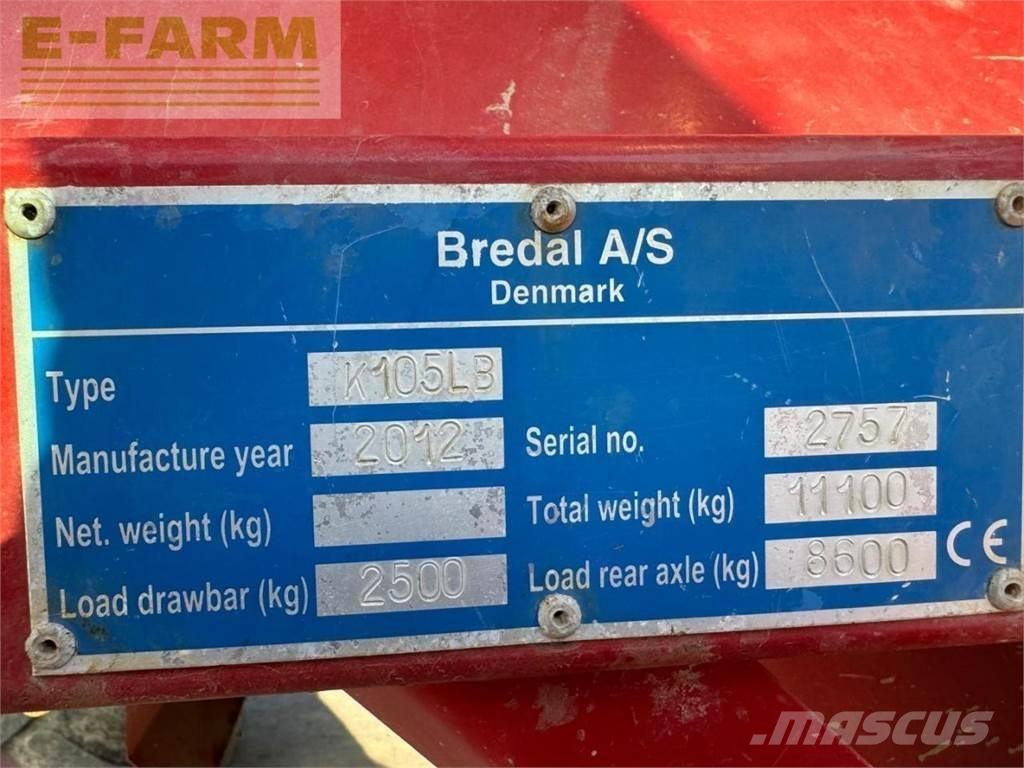 Bredal K105LB Minerālmēslu izkliedētāji