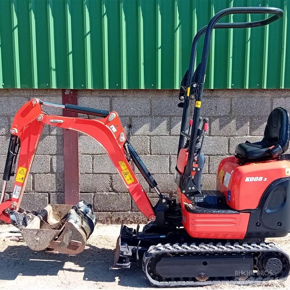 Kubota K008-3 Mini ekskavatori < 7 t