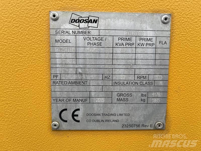 Doosan G 60 Dīzeļģeneratori