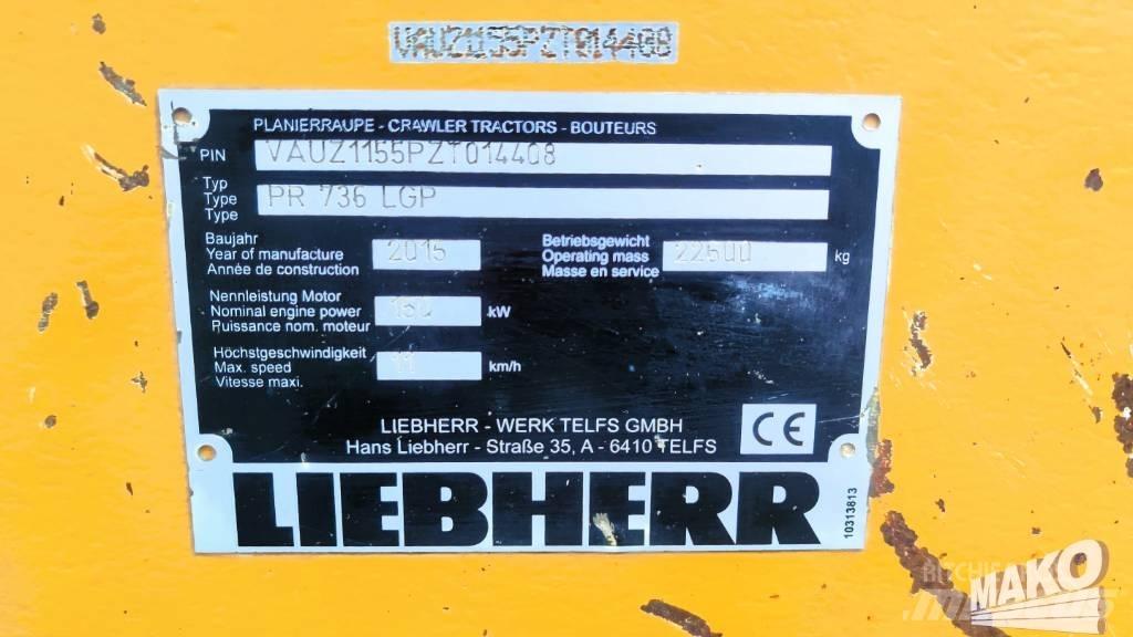 Liebherr PR 736 LGP Kāpurķēžu buldozeri