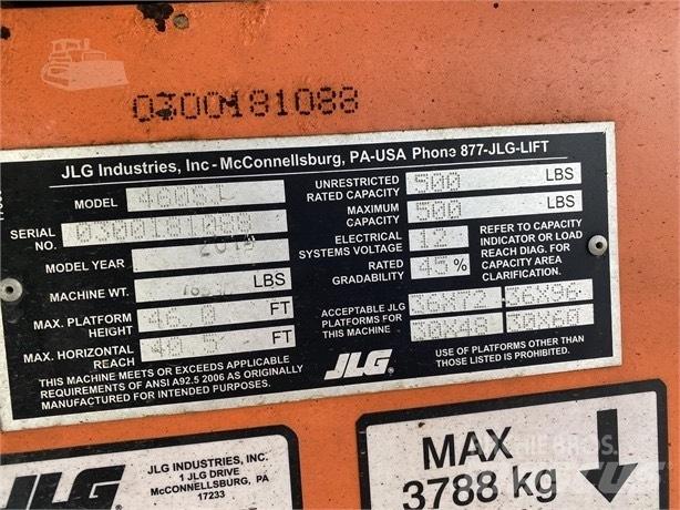 JLG 460 SJ Teleskopiskie pacēlāji