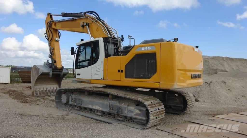 Liebherr R945 3d GPS Kāpurķēžu ekskavatori
