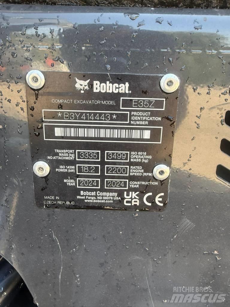 Bobcat E 35, 549h Mini ekskavatori < 7 t