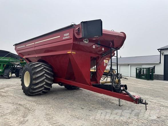 J&M 1000-20 Graudu pārkraušanas piekabes