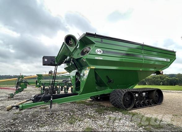 J&M 1326-22T Graudu pārkraušanas piekabes