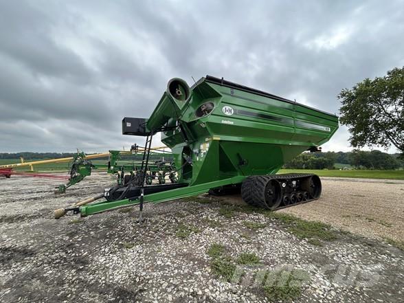 J&M 1326-22T Graudu pārkraušanas piekabes