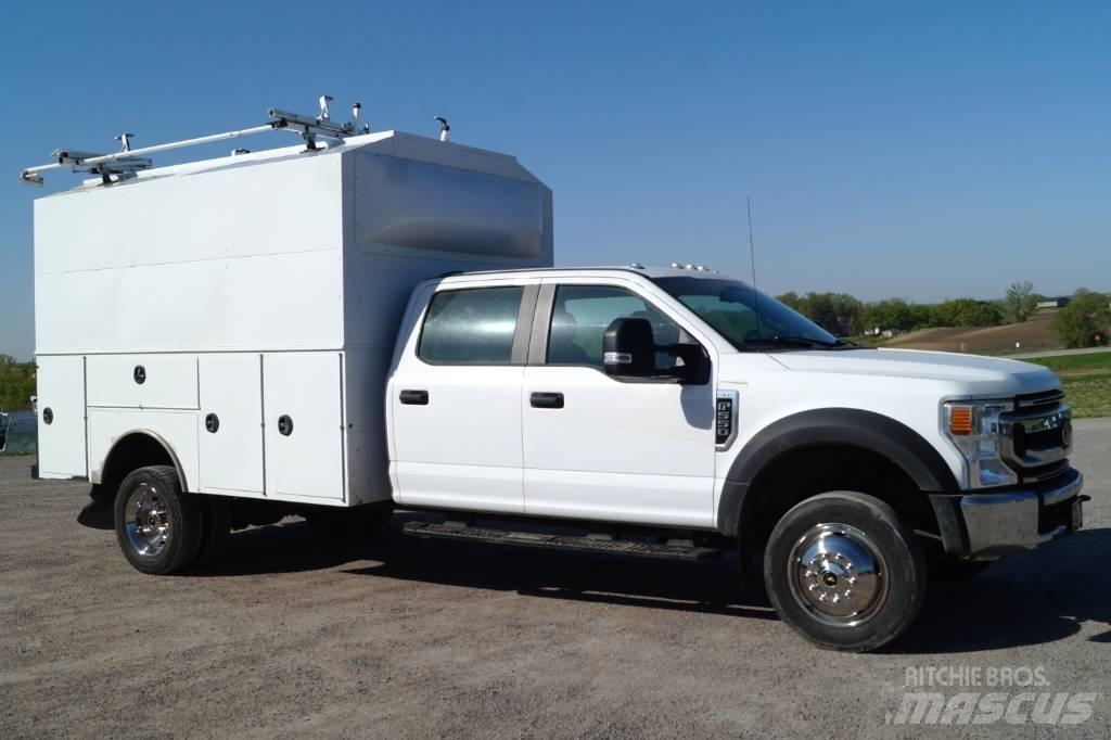 Ford F 550 XL SD Vieglais kravas automobilis/izkraušana no sāniem