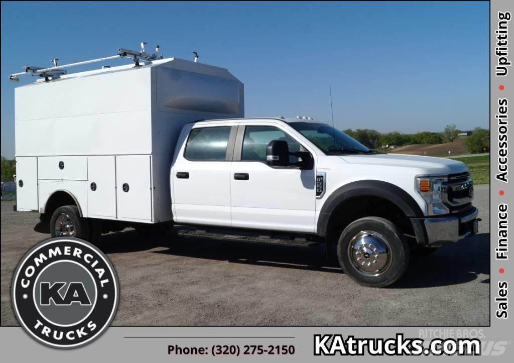 Ford F 550 XL SD Vieglais kravas automobilis/izkraušana no sāniem
