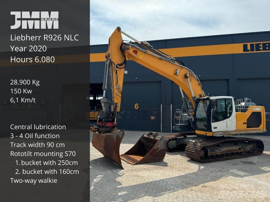 Liebherr R926 Kāpurķēžu ekskavatori