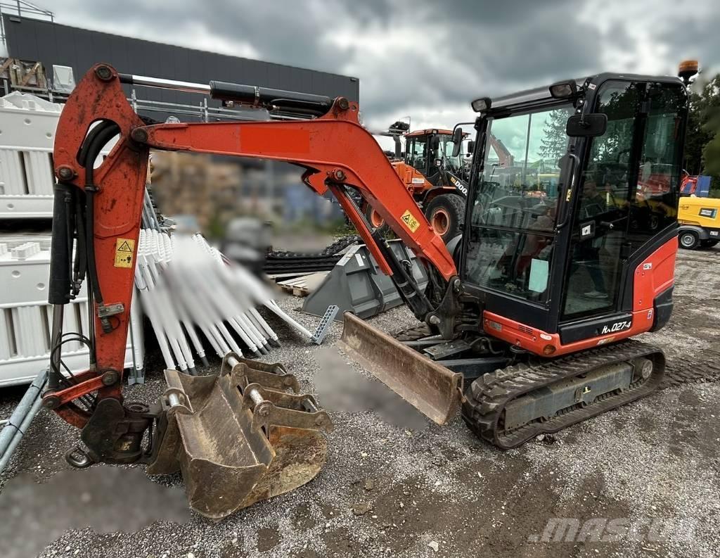 Kubota KX 027 Mini ekskavatori < 7 t