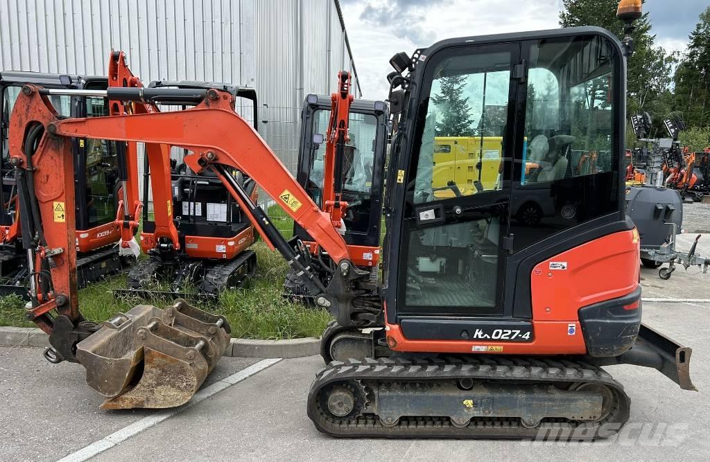 Kubota KX 027 Mini ekskavatori < 7 t