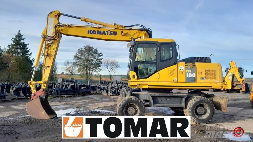Komatsu PW 180-7 Ekskavatori uz riteņiem