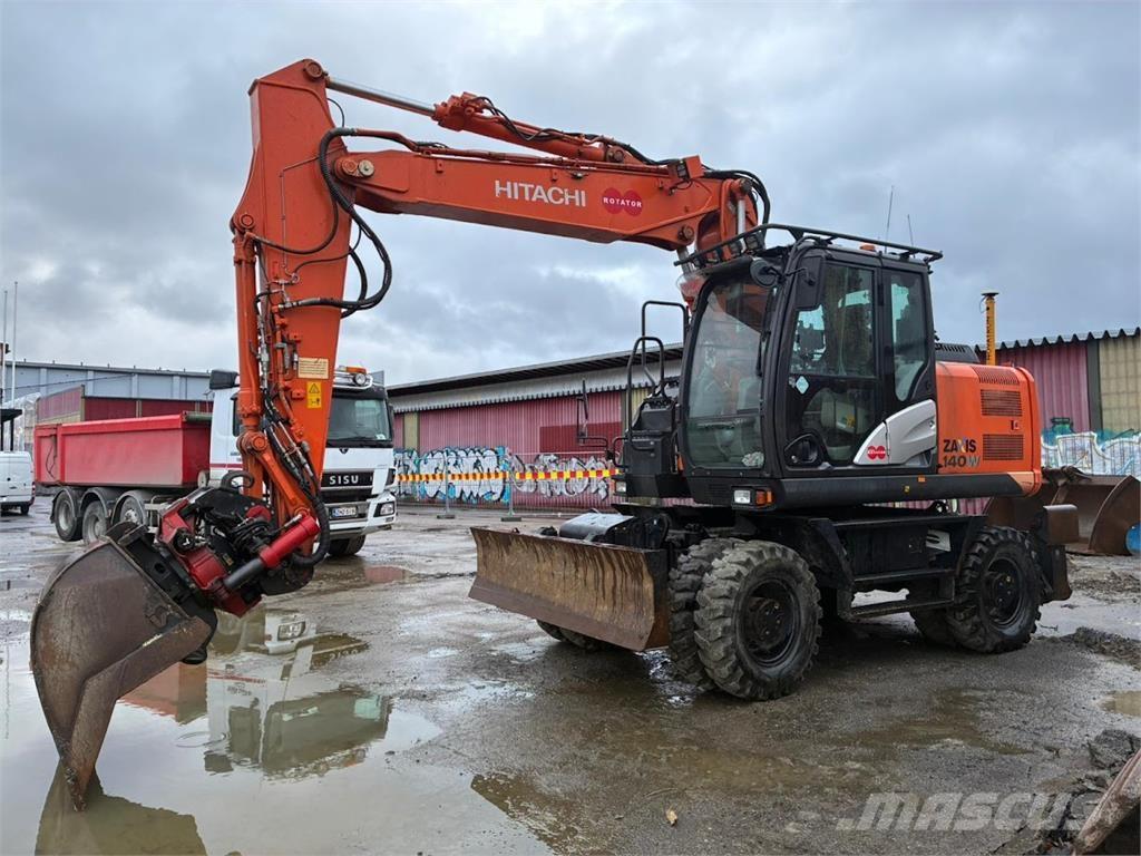 Hitachi ZX140W Ekskavatori uz riteņiem