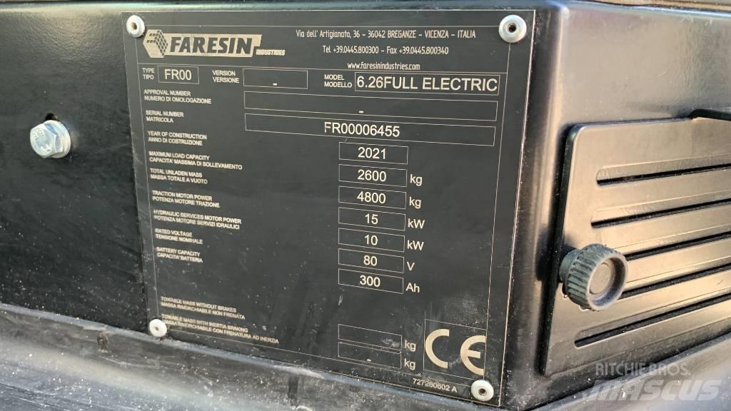 Faresin 6.26 E Teleskopiskie manipulatori