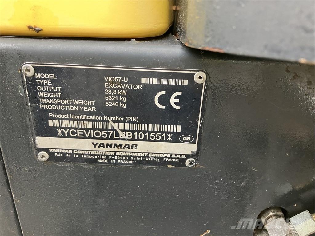 Yanmar Vio 57 U Mini ekskavatori < 7 t