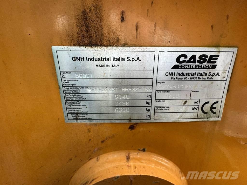 CASE 580 ST Ekskavatori-iekrāvēji